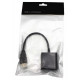 Адаптер перехідник HDMI на VGA конвертер активний процесор