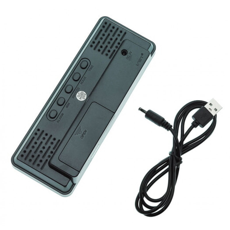 Годинники електронні VST-898 зелений, температура, USB