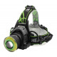 Налобний ліхтар PL107, BL-T106-T6, 2х18650, ЗУ microUSB, T6+Cob, Zoom