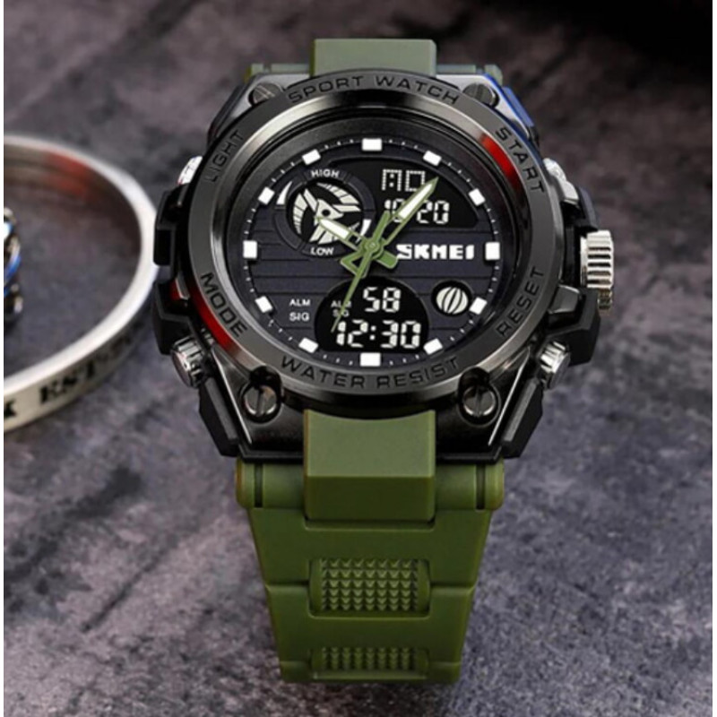 Годинники наручні SKMEI 2031AG, ARMY GREEN, 9782
