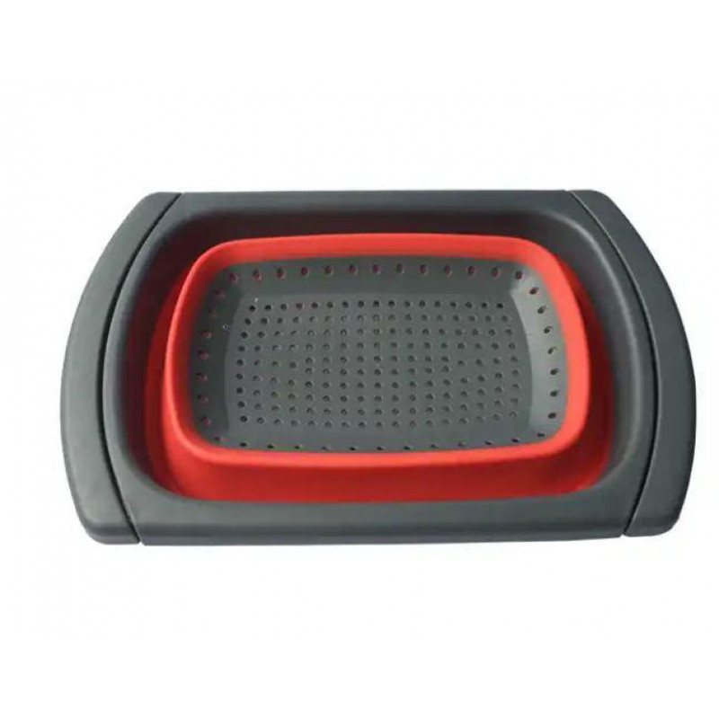 Складний силіконовий друшлак COLLAPSIBLE FILTER BASKETS 38 см Великий