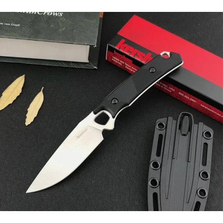 Ніж мисливський Kershaw Steppe, 699 Чорний-Срібний