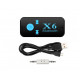 Беспроводной адаптер AUX Bluetooth-приемник BT-X6 /  3,5ММ JACK, HANDSFREE В АВТО / 6948