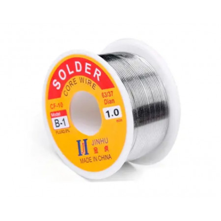 Припій, Олово для паяння Solder 1 мм котушка 65 г