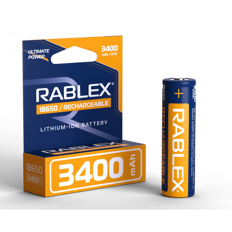 Акумулятор Rablex 18650 Li-ion 3400mAh Li-ION 3.7v