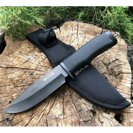 Ніж мисливський Buck Чорний/ 22 см / 11 см