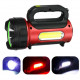 Ручний фонар T93-LED+COB, Білий, Червоний, powerbank, Li-Ion акум., сон., батарея, ЗУmicroUSB,