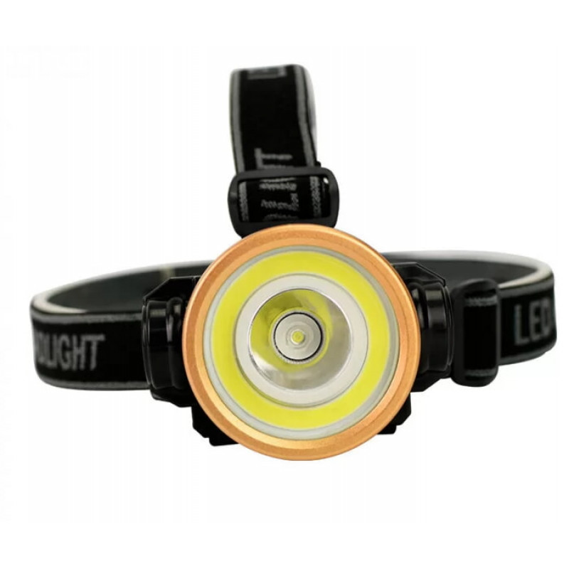 Налобний фонар Bailong BL-0509-2, акумулятор, micro USB, 4099