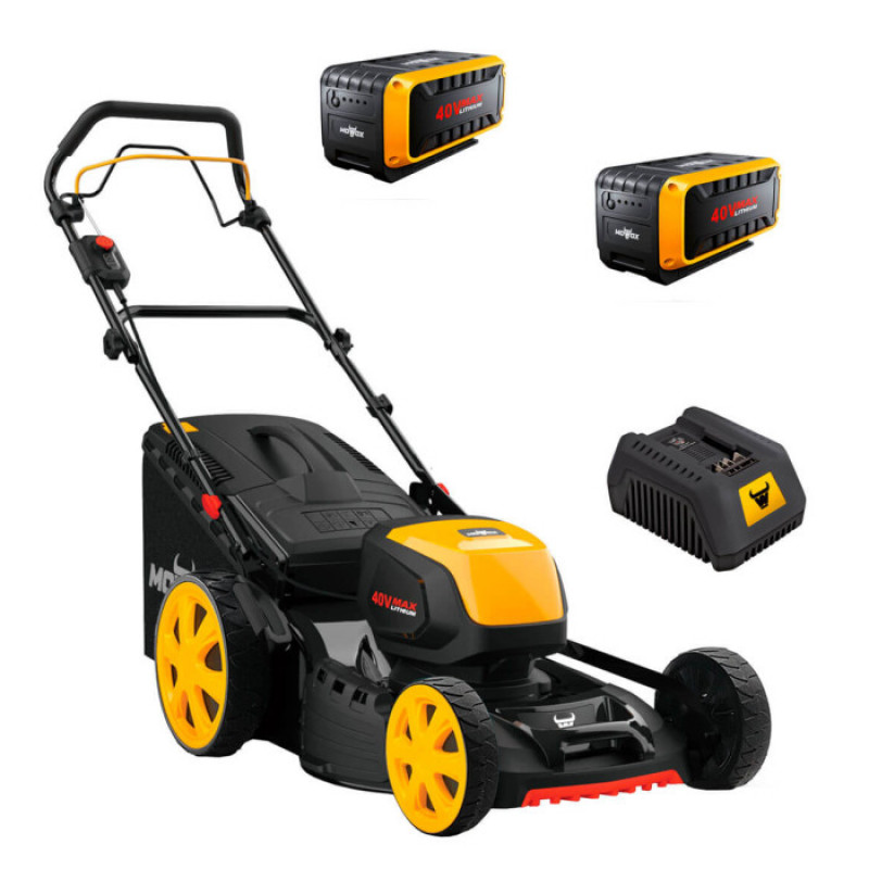 Аккумуляторная газонокосилка Mowox EM 5140 SX-2Li с 2 акб 40V 4.0Ah и з/у BC 85
