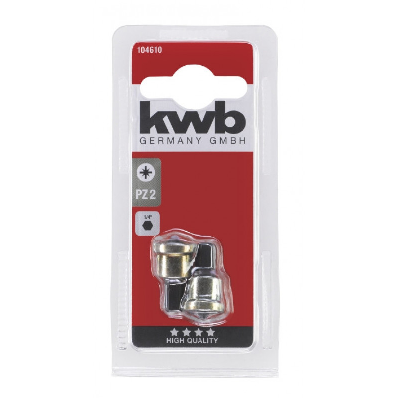 Біта з обмежувачем глибини, PZ2, 2 шт, KWB (104610)
