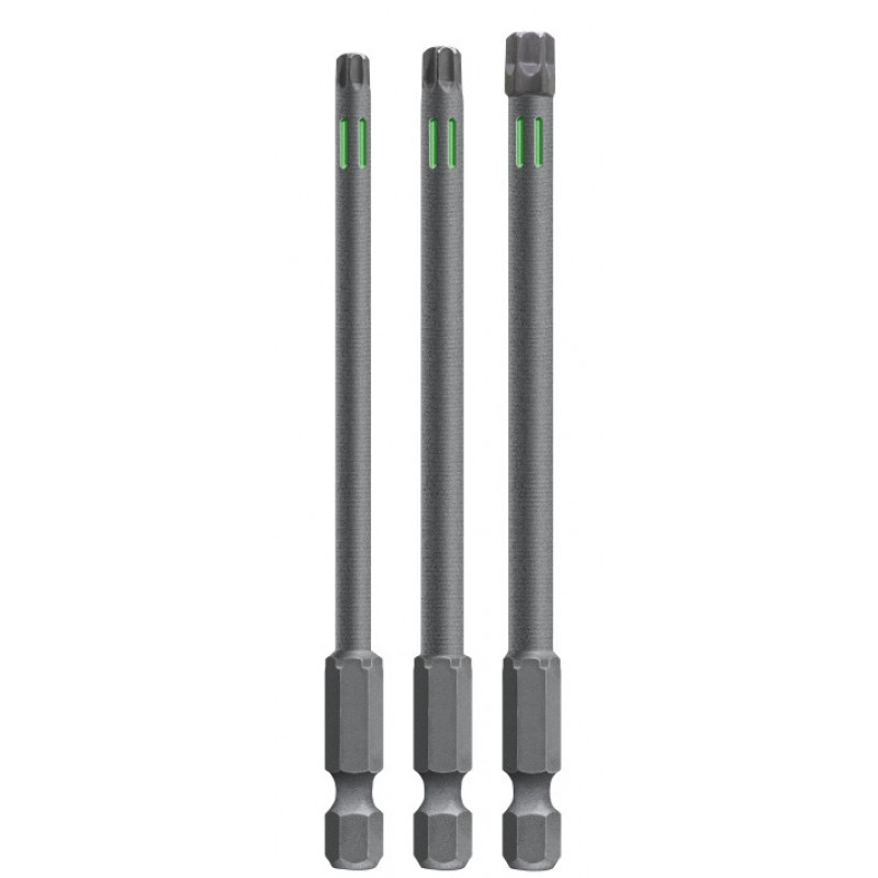 Набір торсіонних біт 100 мм, Torx TT25/30/40, 3 шт, KWB (123342)