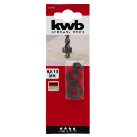 Набір обмежувачів глибини свердління, KWB (530300)