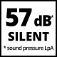 Компресор повітряний Einhell TE-AC 135/24 Silent Plus (4020610)