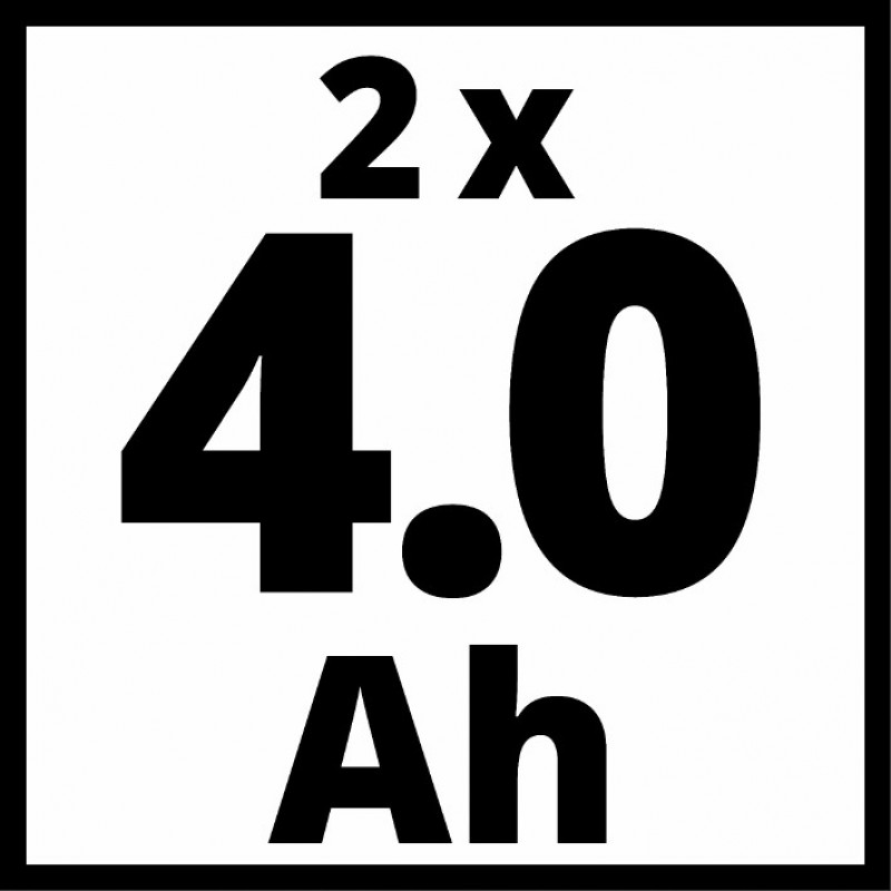 Акумулятори + зарядний пристрій на два акумулятори Einhell 18V 2x4.0Ah Twincharger Kit (4512112)