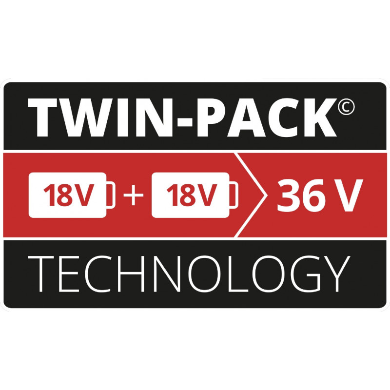 Акумулятори + зарядний пристрій на два акумулятори Einhell 18V 2x4.0Ah Twincharger Kit (4512112)