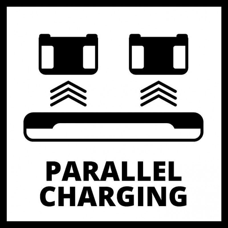Акумулятори + зарядний пристрій на два акумулятори Einhell 18V 2x4.0Ah Twincharger Kit (4512112)
