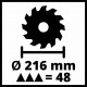 Пила торцева Einhell TC-SM 216 (4300380)