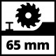 Пила циркулярная аккумуляторная Einhell TP-CS 18/190 Li BL - Solo (4331210)