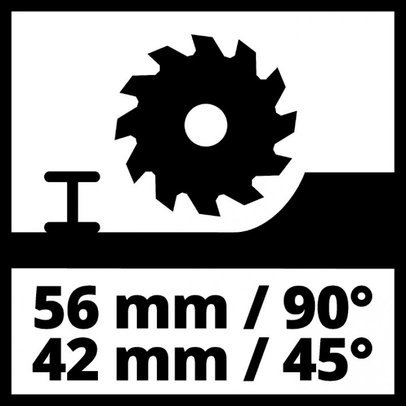 Пила циркулярна заглибна Einhell TE-PS 165 (4331300)