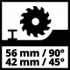 Пила циркулярна заглибна Einhell TE-PS 165 (4331300)