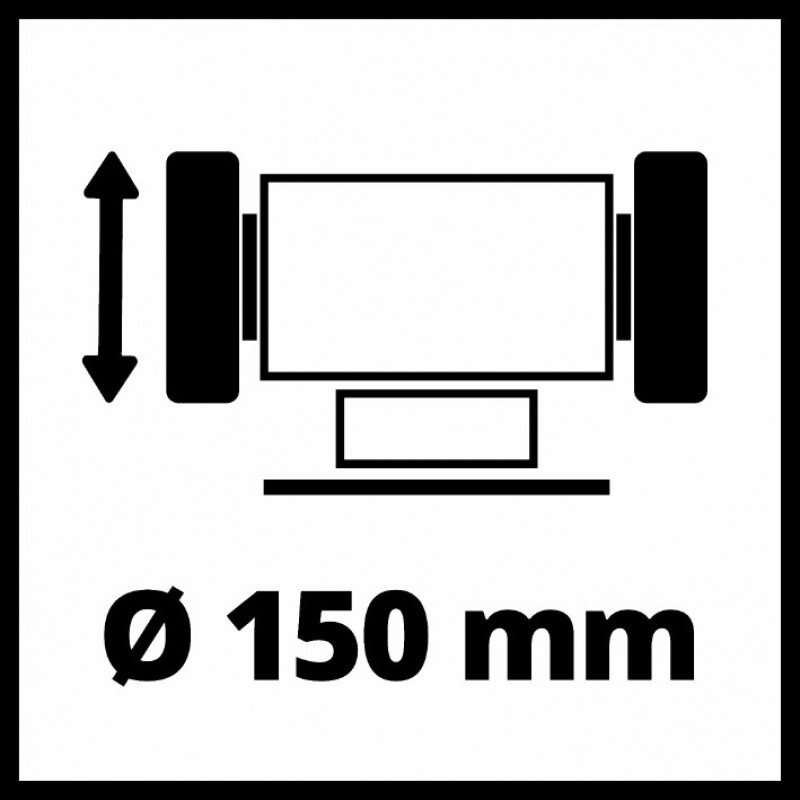Точило двостороннє Einhell TC-BG 150 (4412632)
