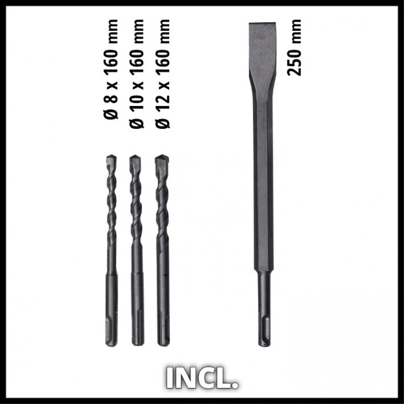 Перфоратор електричний Einhell TC-RH 620 4F Kit (4257992)