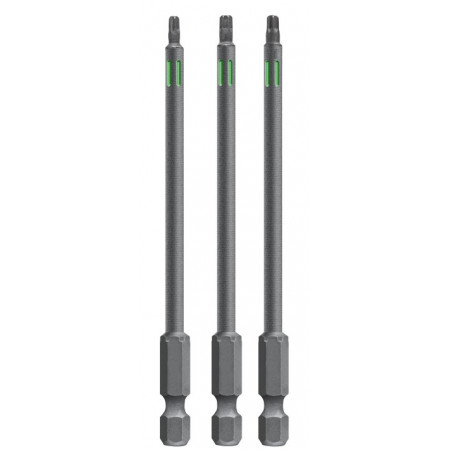 Набір торсіонних біт 100 мм, Torx TT10/15/20, 3 шт, KWB (123341)