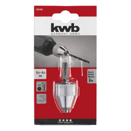 Патрон швидкозажимний на 1/4", KWB (292500)