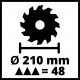 Пила торцева Einhell TC-SM 2131/2 Dual (4300390)