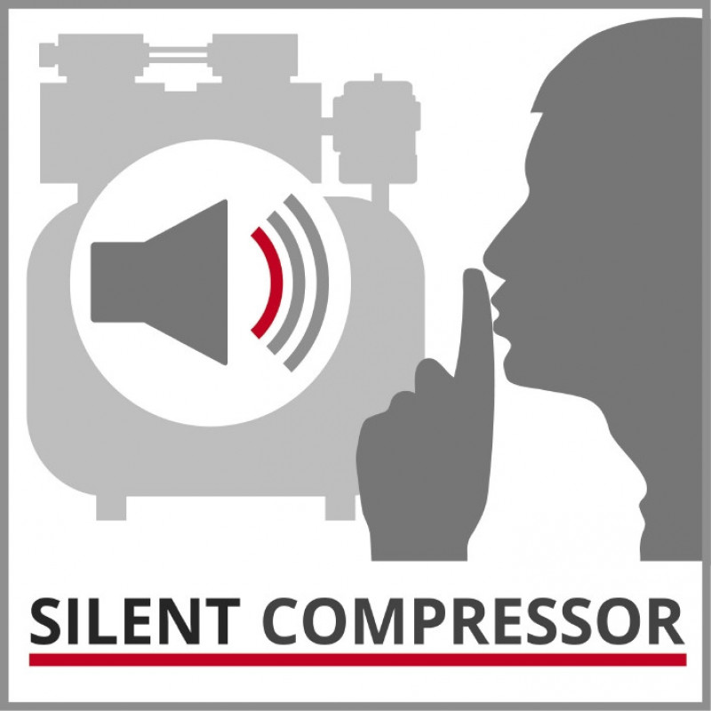 Компресор повітряний Einhell TE-AC 270/50 Silent Plus (4020620)