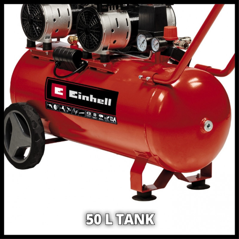 Компресор повітряний Einhell TE-AC 270/50 Silent Plus (4020620)