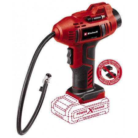 Компресор ручний акумуляторний Einhell CE-CC 18 Li - Solo (2071010)