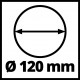 Бур-насадка для бура аккумуляторного Einhell GP-EA 18/150 Li BL, d120 мм (3437010)