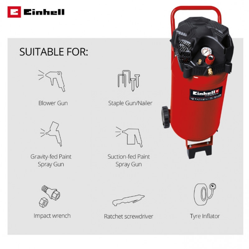 Компресор повітряний Einhell TC-AC 240/50/10 OF (4010393)