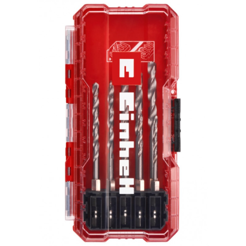 Набор сверл по металлу Einhell HSS, 10 шт, S-Case (108723)