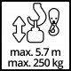 Тельфер електричний Einhell TC-EH 250 (2255130)