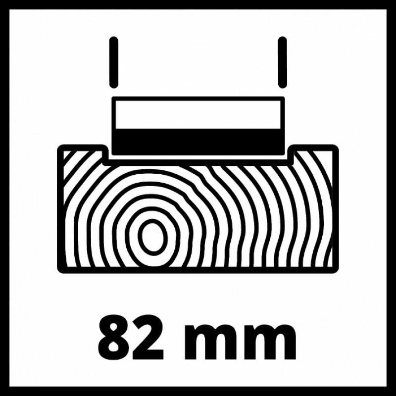 Рубанок аккумуляторный Einhell TE-PL 18/82 Li - Solo (4345400)