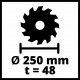 Пила торцева Einhell TC-SM 2534/1 Dual (4300395)