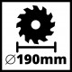 Пила циркулярна Einhell TE-CS 190/1 (4331005)