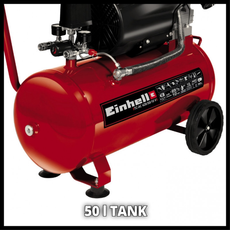 Компресор повітряний Einhell TC-AC 420/50/10 V (4010495)