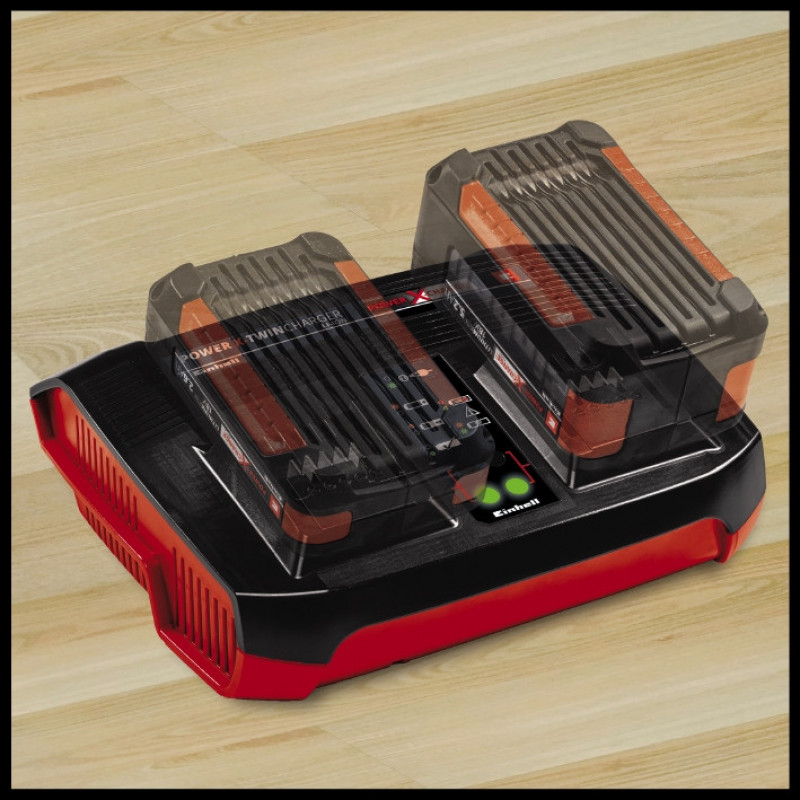 Пристрій зарядний на два акумулятора Einhell Power-X-Twincharger 3 A (4512069)