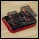 Аккумулятор + зарядное устройство на два аккумулятора. Einhell 18V 2x3.0Ah Twincharger Kit (4512083)