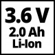 Електроножиці акумуляторні Einhell GC-CG 3,6/70 Li WT (3410365)