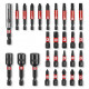Набор ударных бит и головок Einhell 28 шт, S-Case (108703)