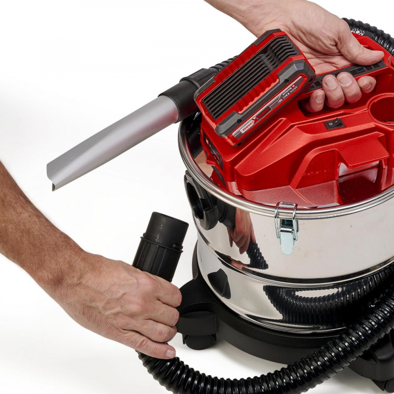 Пилосос для золи акумуляторний Einhell TE-AV 18/15 Li C - Solo (2351700)