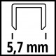 Скоби для пневматичного степлера Einhell 5,7х25 мм, 3000 шт. (4137860)