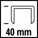 Скоби для пневматичного степлера Einhell 5,7х40 мм, 3000 шт. (4137861)