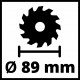 Мини-пила циркулярная Einhell TC-CS 89 (4331030)