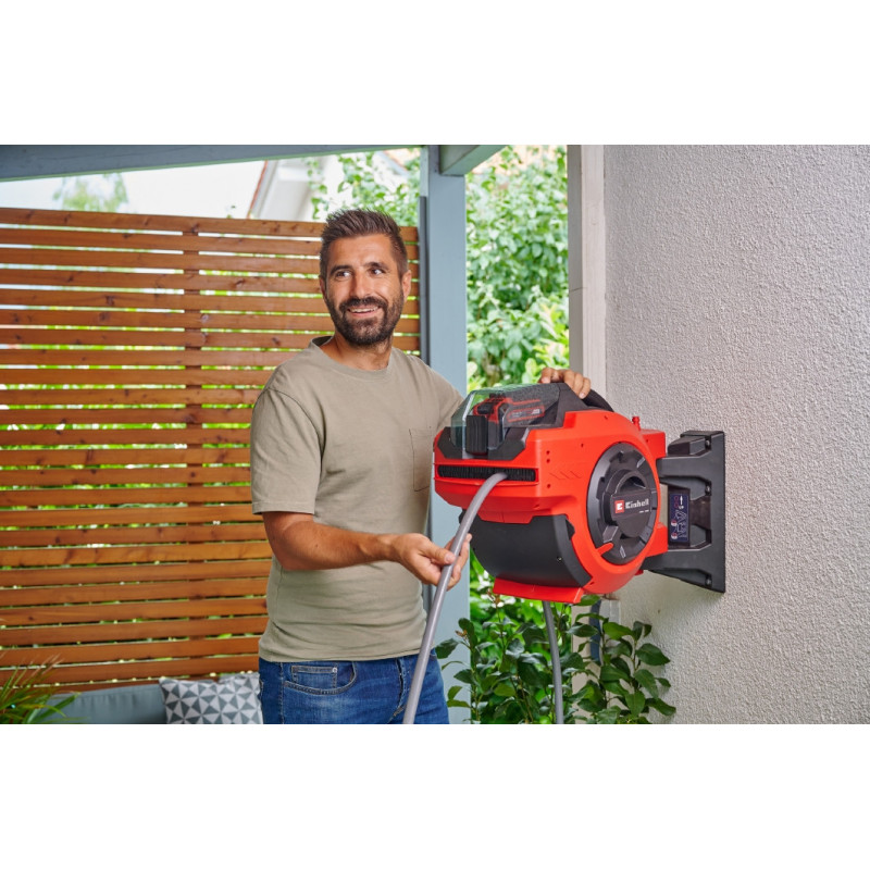 Катушка со шлангом аккумуляторная Einhell GE-HR 18/30 Li - Solo (4173770)