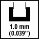 Шина для обрізної пилки Einhell 15 см, 1.0 мм (4500163)